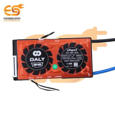 Smart BMS LiFePO4 15S 48V 60A Common Port with Balance